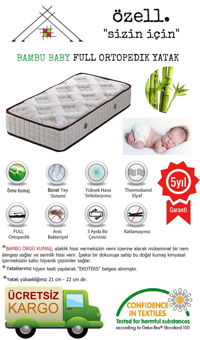Bambu Baby Full Ortopedik Bebek Yatagi 60 X 120 Cm Fiyatlari Ve Ozellikleri