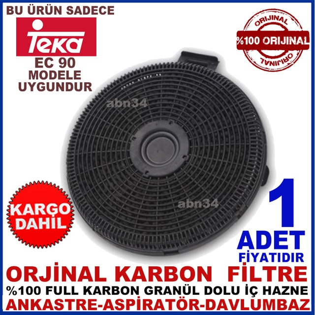 Teka Ankastre Davlumbaz Filtresi Ec 90 Model Filtre 1015 323 89 Tl Istocstore Com