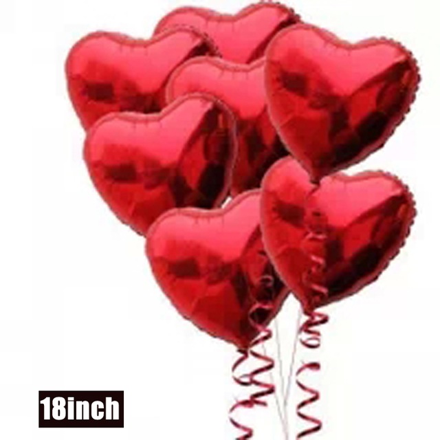 Kalp Kirmizi Folyo Ucan Balon 18 Inc Fiyatlari Ve Ozellikleri
