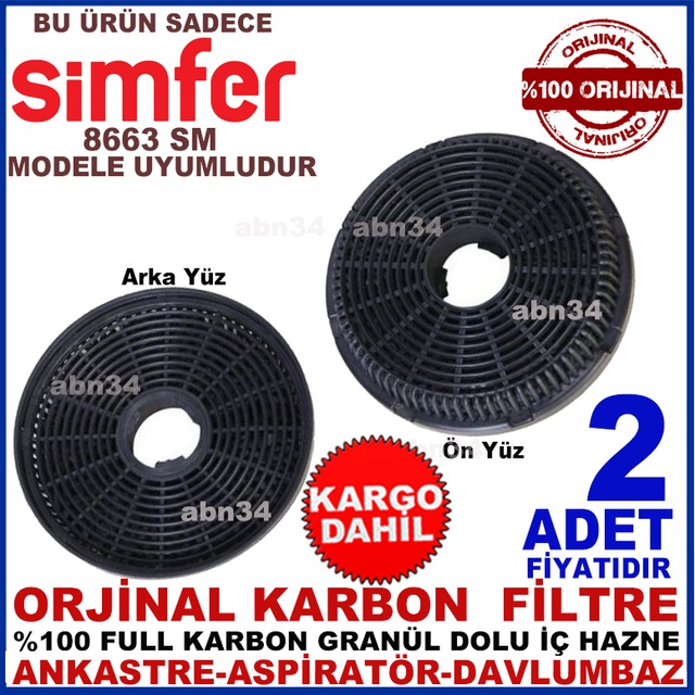 Simfer Ankastre Davlumbaz Filtresi Simfer 8663 Sm Filtre 1009 139 79 Tl Istocstore Com