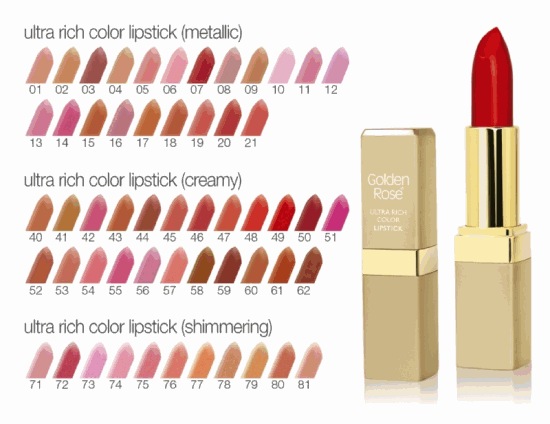 Golden Rose Ultra Rich Colour Lipstick Ruj Sen Seç N11com