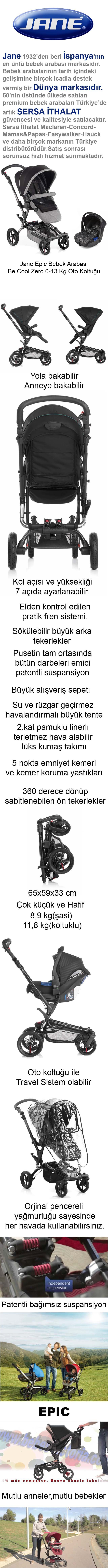 Jane Epic Travel Sistem Bebek Arabasi Soil