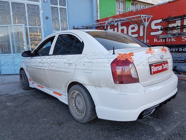 hyundai accent era body kit fibersan tuning fiyatlari ve ozellikleri
