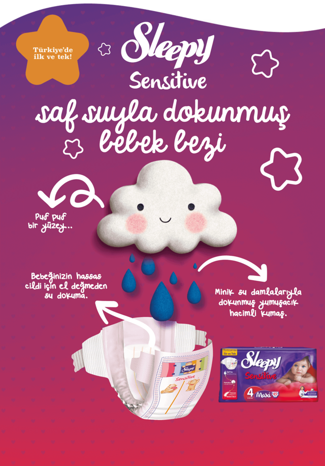 Sleepy Bebek Bezi 1 Beden Yenidogan 2 5 Kg 80 Li 2 Paket 160 Adet Fiyatlari Ve Ozellikleri