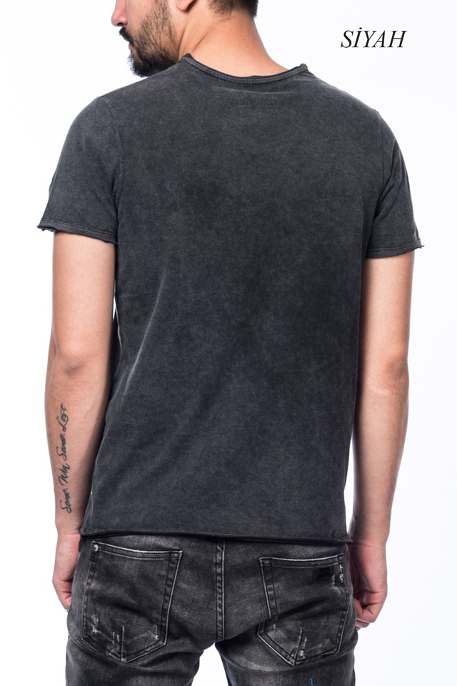 U Yaka Erkek T Shirt 12111155 Jorburn T Shirt Siyah Black