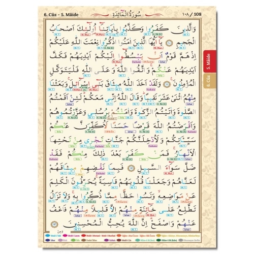 Renkli Tecvid Kaideli Kurani Kerim Iri Yazili Termoderi Cilt Cami Fiyatlari Ve Ozellikleri