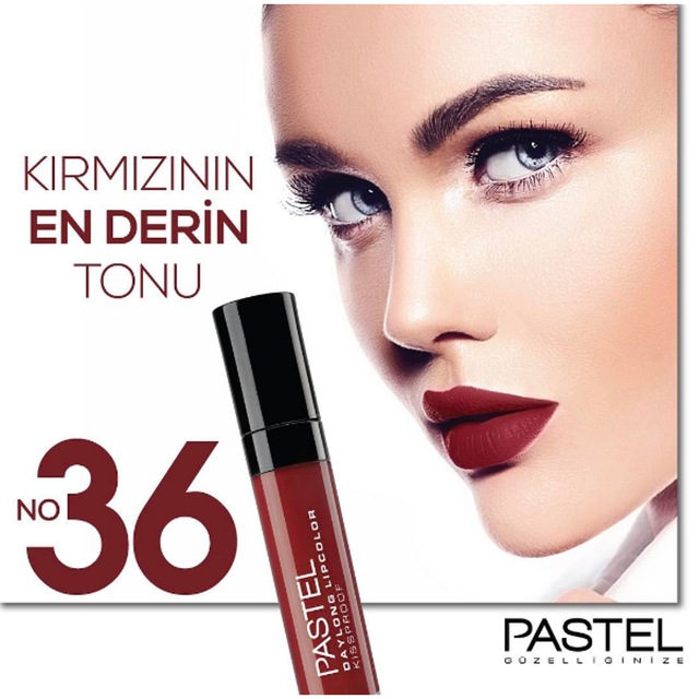 Pastel Daylong Lipcolor Kissproof Kalici Mat Ruj 36 Kirmizi