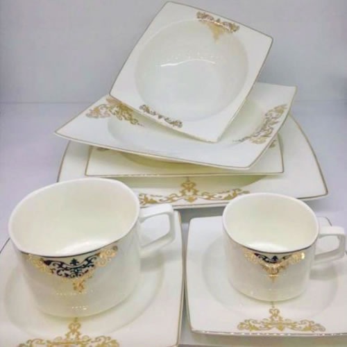 Emsan Elite Bone Topkapi Gold 84 Parca 12 Kisilik Yemek Takimi Fiyatlari Ve Ozellikleri
