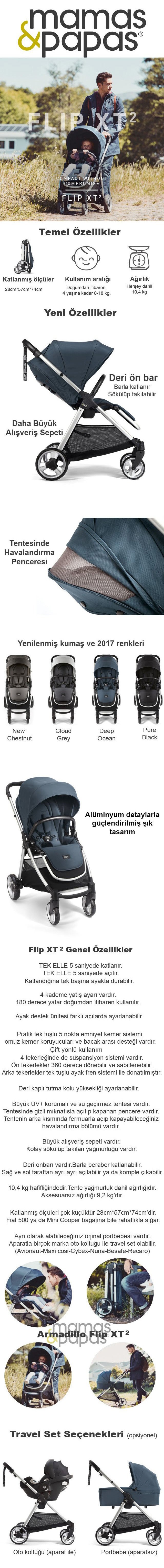 Mamas Papas Flip Xt 2 Avionaut Ultralite Travel Set Chestnut