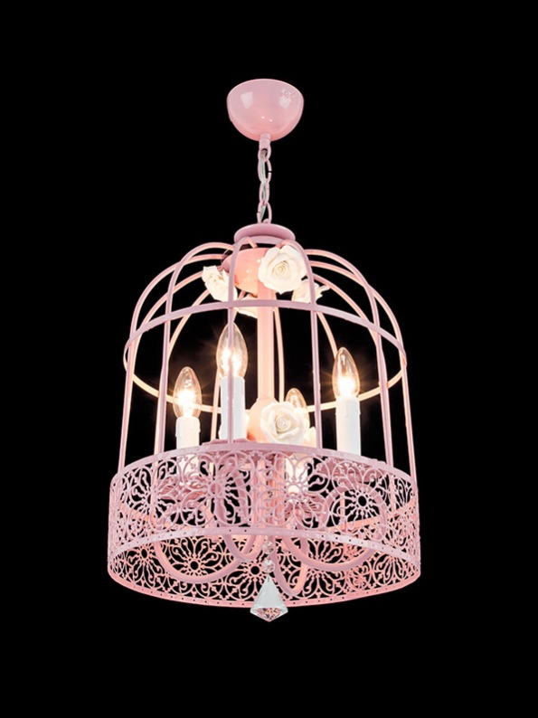 sedef 8330 4 4lu metal avize pembe ve beyaz kus kafesi modeli fiyatlari ve ozellikleri
