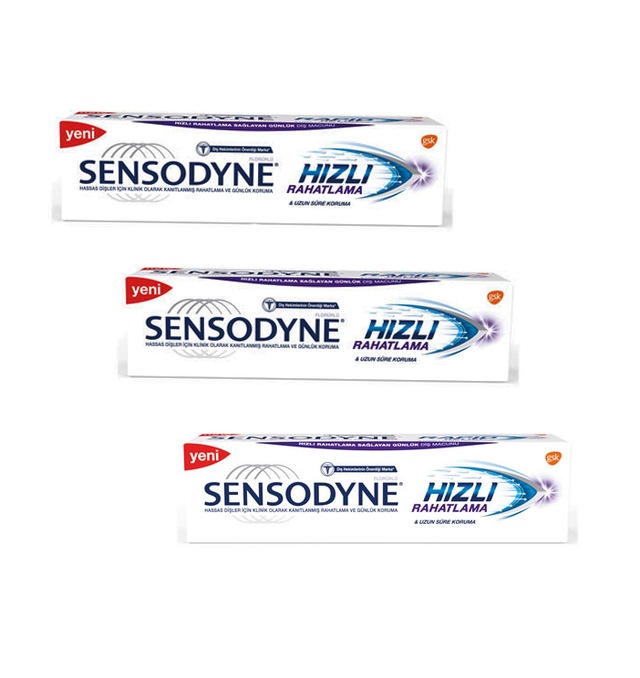 3 Adet Sensodyne Hizli Rahatlama Dis Macunu 75 Ml Fiyatlari Ve Ozellikleri