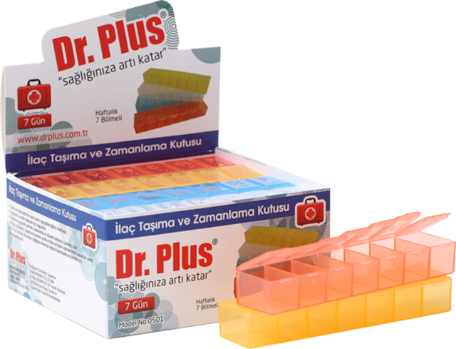 Dr Plus Dr 0501 Haftalik Ilac Saklama Kutusu 7 Bolmeli 12 Adet Fiyatlari Ve Ozellikleri
