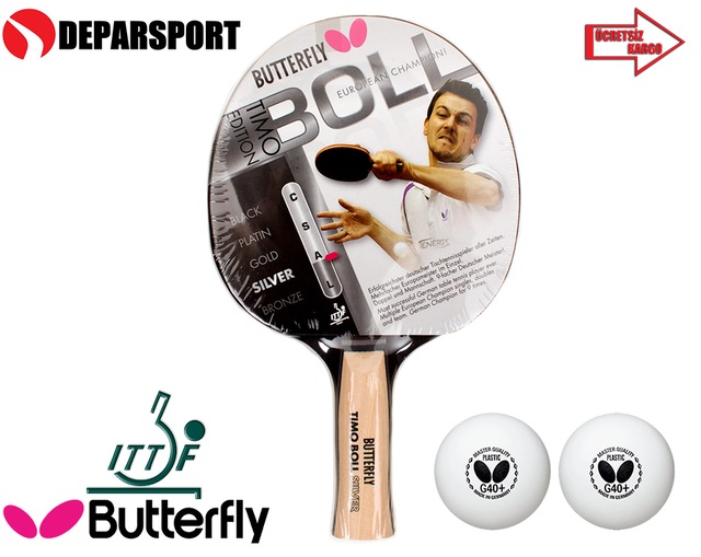 Butterfly Timo Boll Silver Masa Tenisi Raketi 2 Adet Top Hediye Fiyatlari Ve Ozellikleri