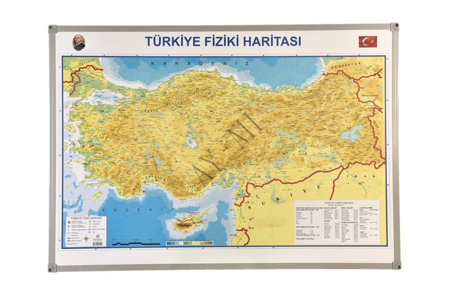 Turkiye Fiziki Haritasi Aluminyum Cerceve 70x100 Fiyatlari Ve Ozellikleri
