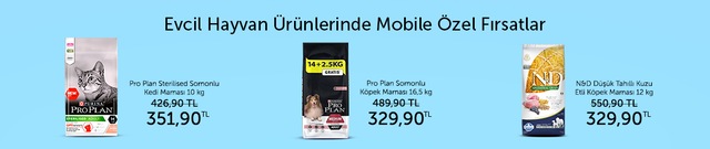 Evcil Hayvan Ürünlerinde Mobile Özel Fırsatlar - n11.com
