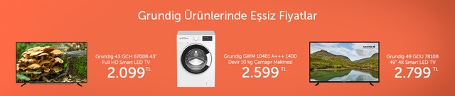 Grundig Tv ve Çamaşır Makinelerinde Eşsiz Fiyatlar - n11.com