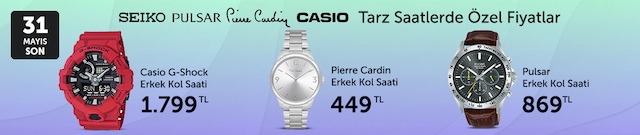 Casio, Seiko, Pulsar & Lorus Saatlerde Kaçırılmaz Fiyatlar - n11.com
