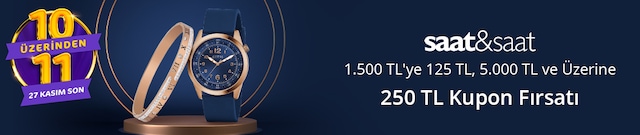 Saat&Saat 250 TL'ye Varan Kupon Fırsatı - n11.com