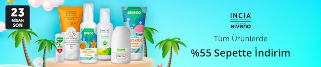 Siveno & INCIA Doğal Ürünlerde %55 Sepette İndirim - n11.com
