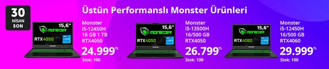 Üstün Performanslı Monster Ürünleri - n11.com