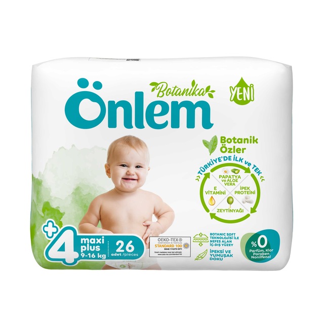 onlem botanika bebek bezi 4 numara maxi plus 26 adet fiyatlari ve ozellikleri