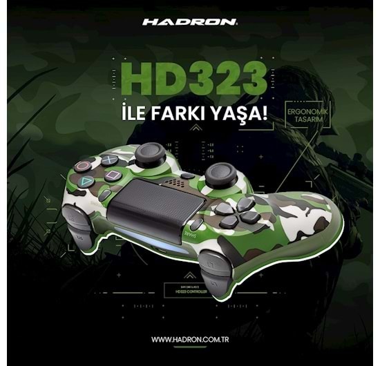 hadron hd323 a ps4 yesil kamuflaj oyun kolu fiyatlari ve ozellikleri