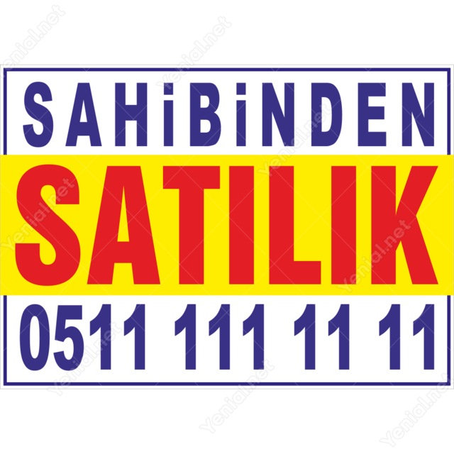 sahibinden satilik branda branda afisi sari mavi renk fiyatlari ve ozellikleri