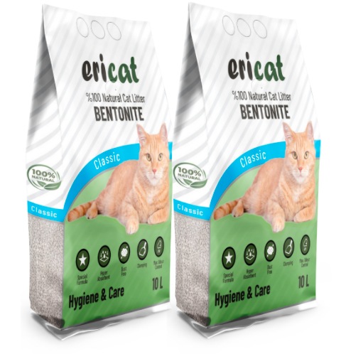 Ericat Natural Klasik Kokusuz Kedi Kumu 2 X 10 L Fiyatlari Ve Ozellikleri