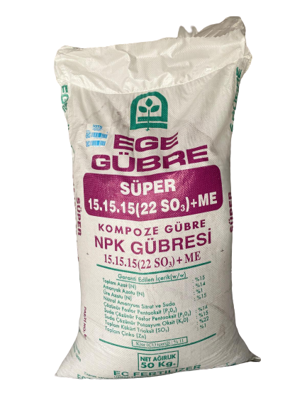 Ege 15 15 15 Super Kompoze Kukurt Azot Fosfor Taban Gubresi 50 Kg Fiyatlari Ve Ozellikleri Ege 15 15 15 Super Kompoze Kukurt Azot Fosfor Taban Gubresi 50 Kg Fiyatlari Ve Ozellikleri
