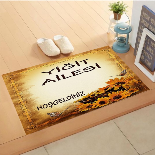 veronya aileye ozel isimli kapi onu ve ev ici hali paspas 45x75 fiyatlari ve ozellikleri