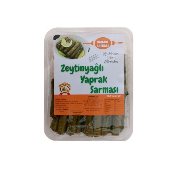 kayseri sofrasi zeytinyagli yaprak sarmasi 750 g fiyatlari ve ozellikleri