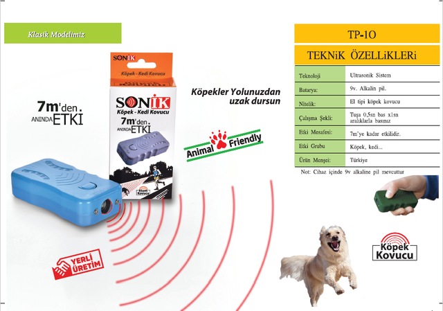 Sonik Kedi Kopek Kovucu 7 Metre Etkili Fiyatlari Ve Ozellikleri