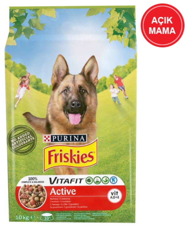 Friskies Active Etli Yetiskin Kopek Acik Mama 1 Kg Fiyatlari Ve Ozellikleri