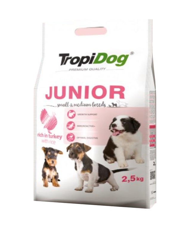 Tropidog Hindi Etli Kucuk Ve Orta Irk Yavru Kopek Mamasi 2500 G Fiyatlari Ve Ozellikleri