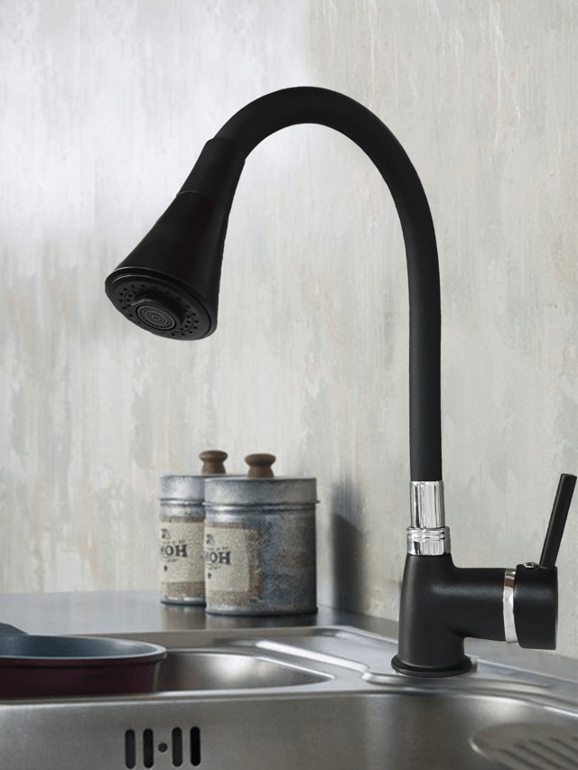 hms siyah cift fonksiyonlu esnek mutfak evye batarya fiyatlari ve ozellikleri