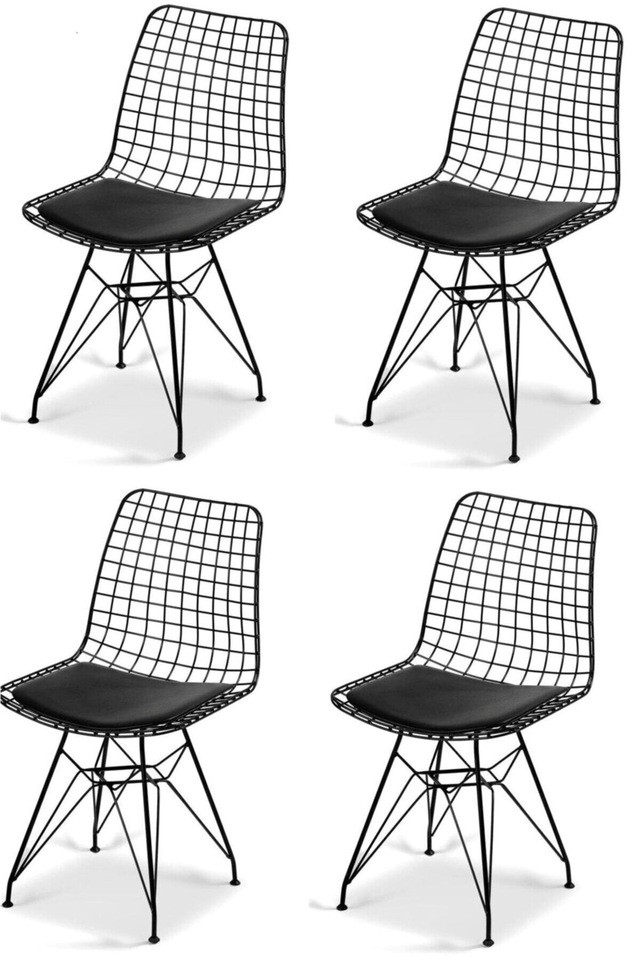 4 lu tel sandalye metal sandalye cafe restoran mutfak sandalyesi fiyatlari ve ozellikleri