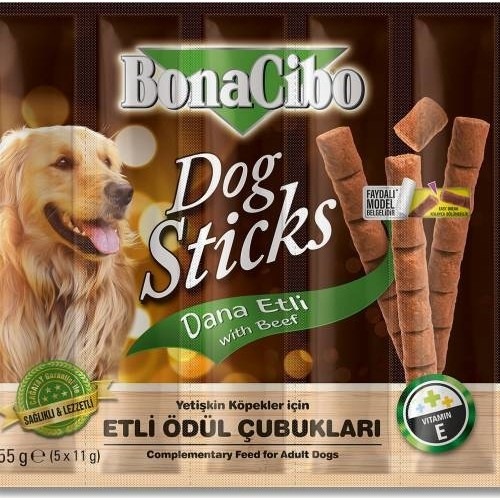 Bonacibo Dog Sticks Dana Etli Odul Mamasi Cubugu 5 X 11 G Fiyatlari Ve Ozellikleri