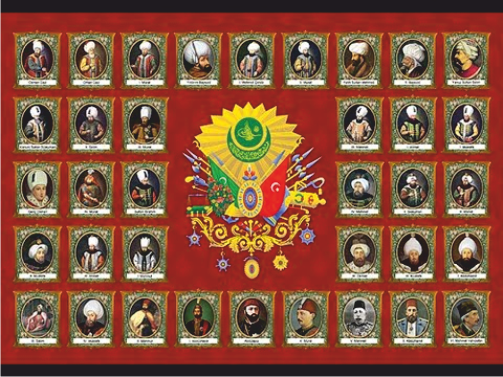 Kronolojik Osmanli Padisahlari 70 Cm X 100 Dev Kuse Poster Fiyatlari Ve Ozellikleri