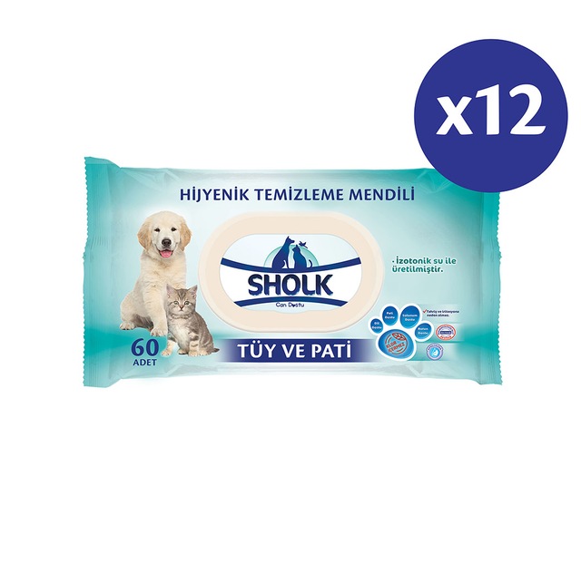 Sholk Kopek Pati Temizleme Mendili 12 X 60 Li Fiyatlari Ve Ozellikleri