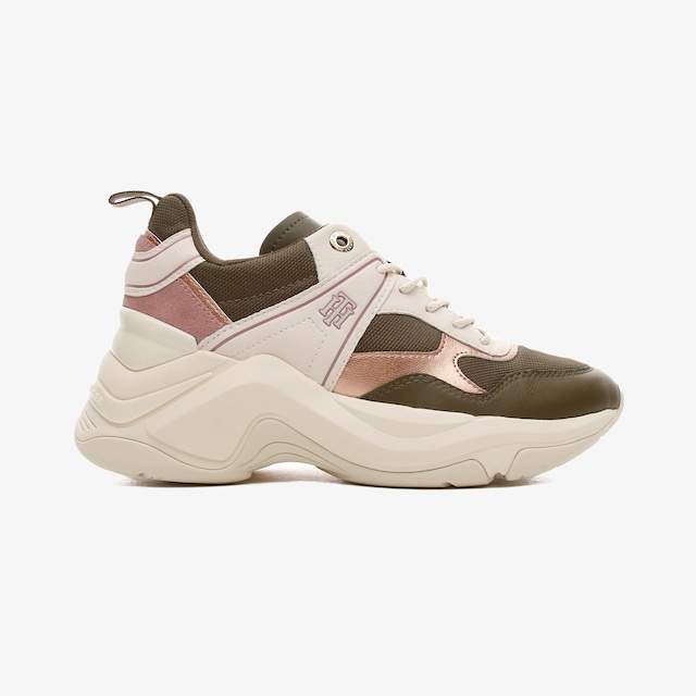 tommy hilfiger feminine internal wedge sneaker