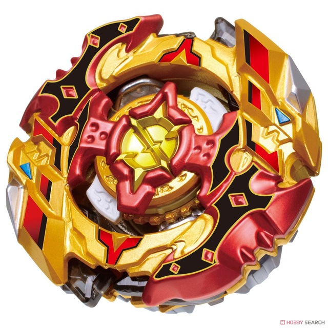 a red beyblade