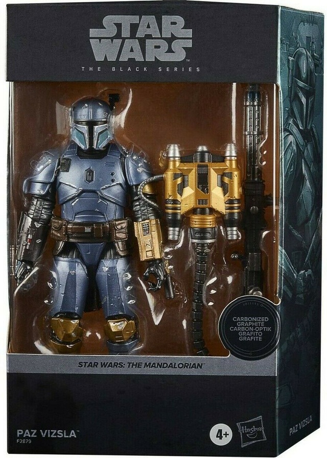 the mandalorian carbonized figure