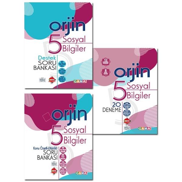 Gama Orjin 5 Sinif Sosyal Bilgiler 3 Lu Set Fiyatlari Ve Ozellikleri