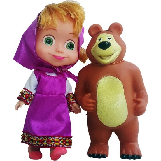 Masa Ile Koca Ayi 17cm 2li Bebek Oyuncak Figur Karakter Fiyatlari Ve Ozellikleri