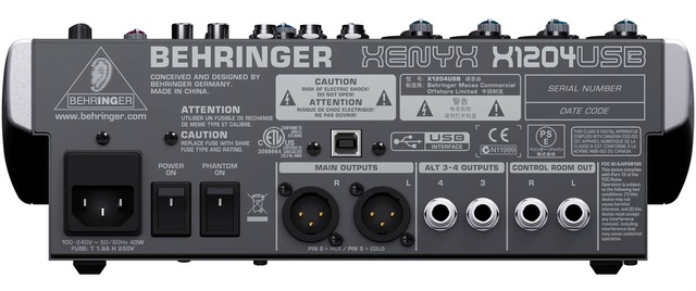 behringer xenyx x1204usb and pioneer dj ddj-sb3 dj controller work?