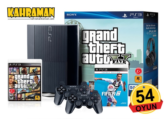 Playstation 500 Gb Ps3 54 Populer Oyun Sifir Sony Kablosuz Kol Fiyatlari Ve Ozellikleri