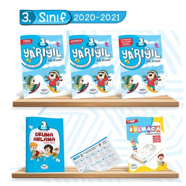 ogretmen evde 3 sinif yariyil tatil kitabi seti 2021 fiyatlari ve ozellikleri
