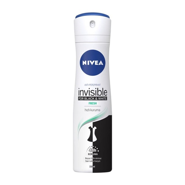 Nivea Deo Sprey Kadin Invisible Black White Fresh 150 Ml Fiyatlari Ve Ozellikleri Nivea Deo Sprey Kadin Invisible Black White Fresh 150 Ml Fiyatlari Ve Ozellikleri