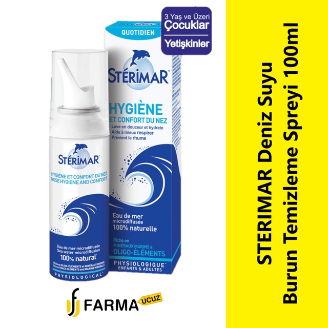 Sterimar Deniz Suyu Burun Temizleme Spreyi 100ml Fiyatlari Ve Ozellikleri