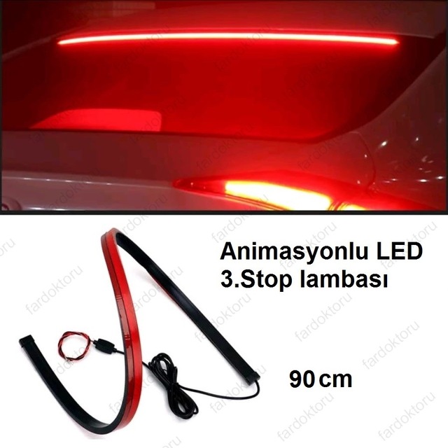 audi style led 3 stop lambasi kayar sinyalli animasyonlu 90cm fiyatlari ve ozellikleri